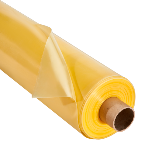 Пленка полиэтиленовая 200 мкм желтая с у_ф торец размотка