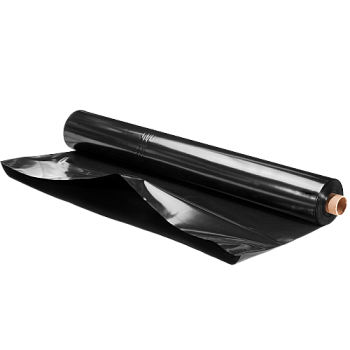 Пленка полиэтиленовая, вторичная, рукав, шир. 1500мм, 150мкм, черная